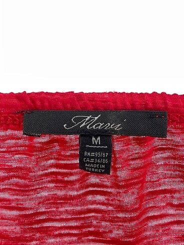 m Beden kırmızı Renk Mavi Jeans Bluz %70 İndirimli.
