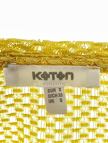 s Beden sarı Renk Koton Bluz %70 İndirimli.