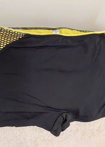 Sarı Siyah kadın tayt Mayo - Görsel 3