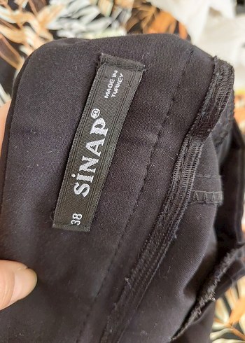 38 Beden Siyah Kadın Kumaş Pantolon - Ofis Şıklığı