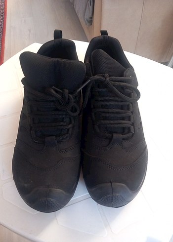 polis asker ayakkabısı Bağcıklı Topuklu unisex Spor Ayakkabı