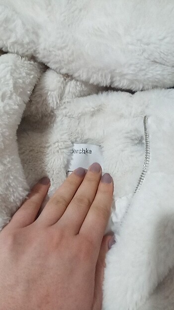 xs Beden Bershka peluş mont 