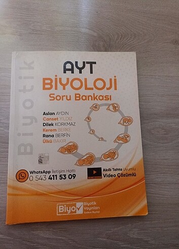 AYT BİYOLOJI SORU BANKASI BİYOTİK 