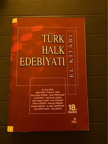 Türk Halk Edebiyatı El kitabı