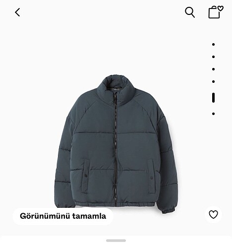 Bershka Beratla şişme mont