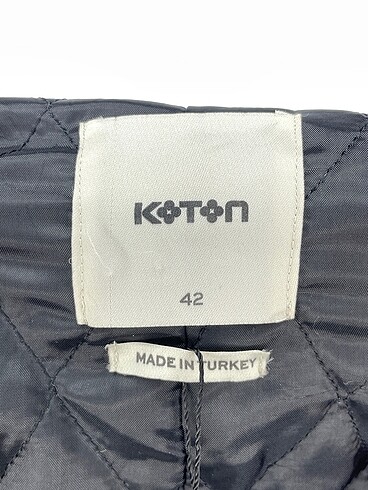 42 Beden mavi Renk Koton Kaban %70 İndirimli.
