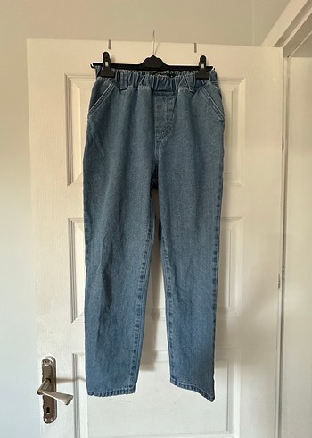 38 Beden LCW Modest Beli Lastikli Straight Fit Kadın Jean