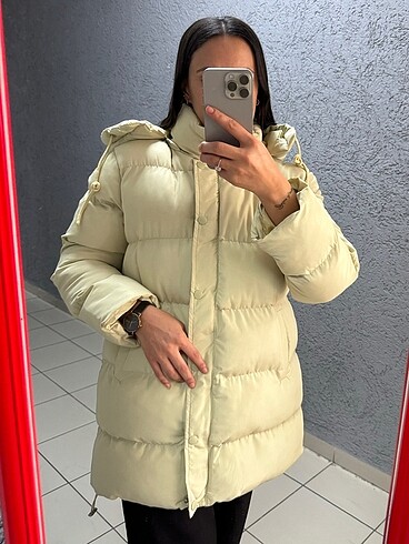 Bayan şişme mont