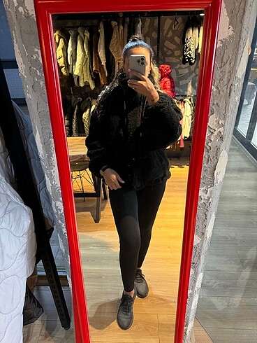 Peluş mont