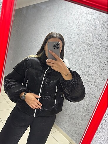 Bayan şişme mont