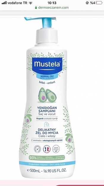 Mustela şampuan