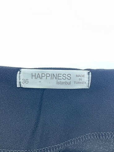 36 Beden siyah Renk Happiness Kısa Elbise %70 İndirimli.
