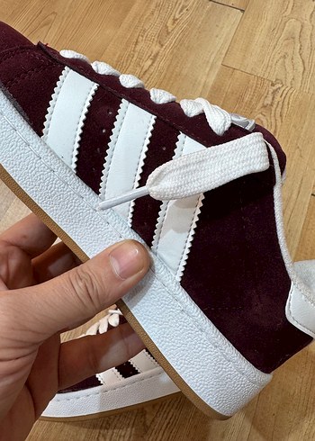 Adidas Campus Bordo Unisex Üst Kalite - Görsel 2