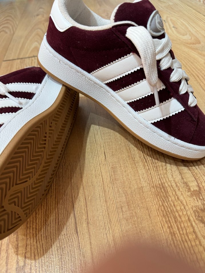 Adidas Campus Bordo Unisex Üst Kalite - Görsel 3