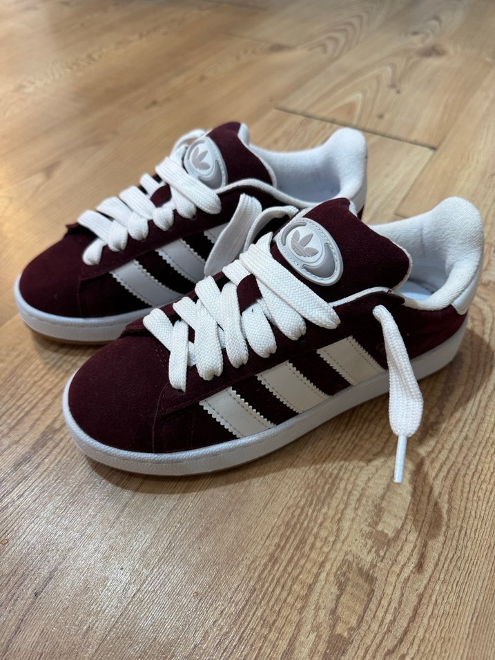 Adidas Campus Bordo Unisex Üst Kalite - Görsel 4