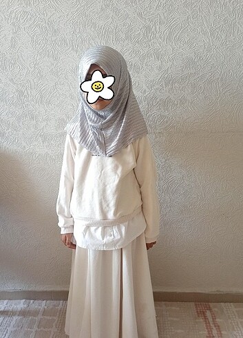 s Beden mavi Renk Pratik çocuk başörtü