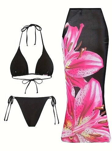 Sheinside 3lü Bikini Takımı
