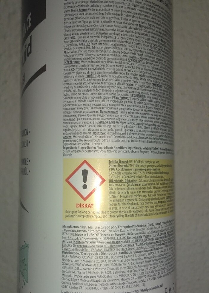 Hassas eller için bulaşık deterjanı  - Görsel 4