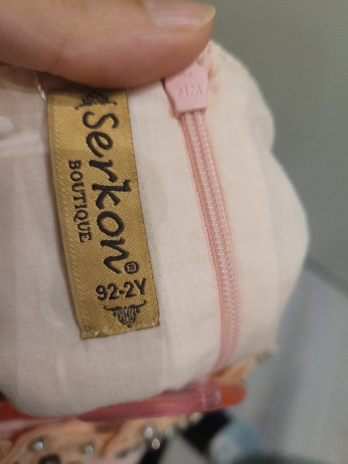 Dantel Detaylı Pembe Kız Çocuk Elbise - Görsel 4