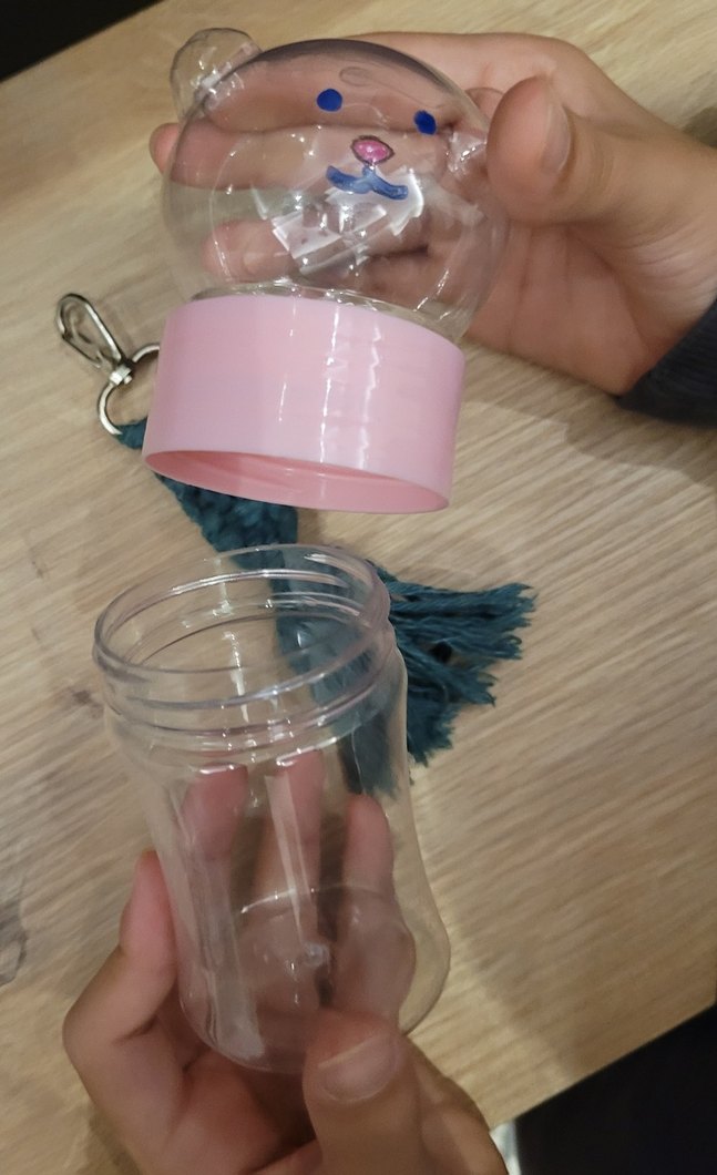 Boncuklu Bej Bohem Anahtarlık - Görsel 4