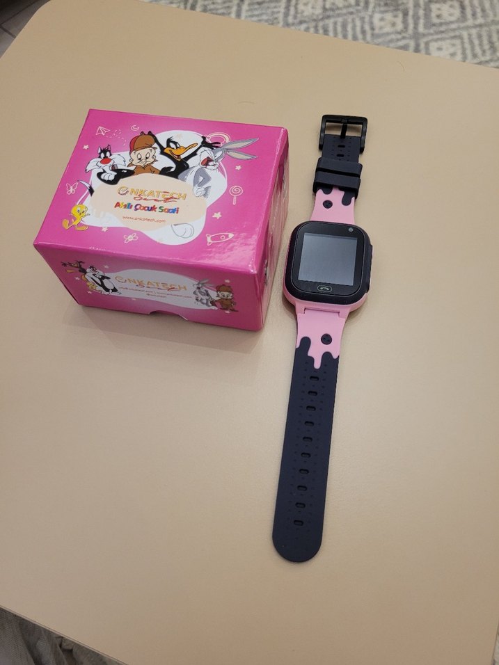 Koyu Pembe Çocuk Akıllı Saat sıfır ürün - Görsel 2