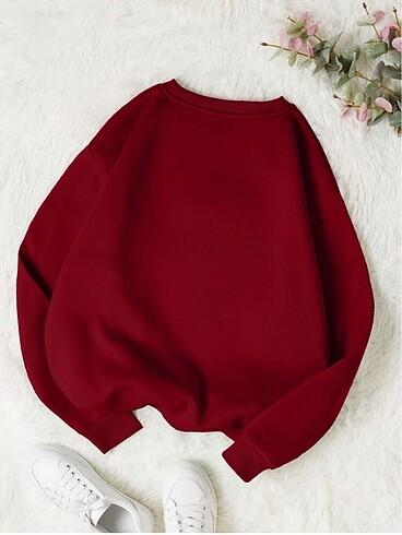 Diğer Kadın Düz Oversize Sweatshirt