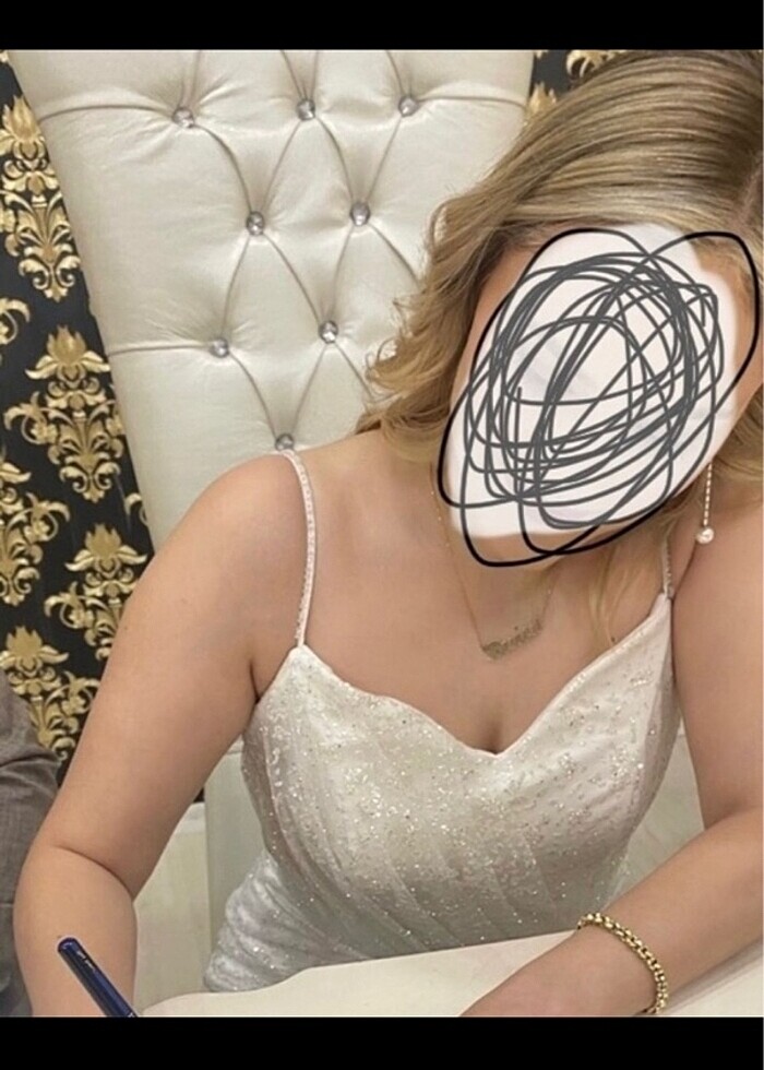 Balık gelinlik tarzı nikah elbisesi - Görsel 2