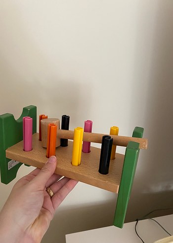 İkea Renkli Ahşap Eğitim Oyuncağı