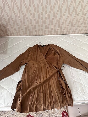 Camel rengi tesettür kimono