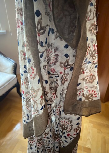 Bohem Çok Renkli Kadın Şal - Görsel 3