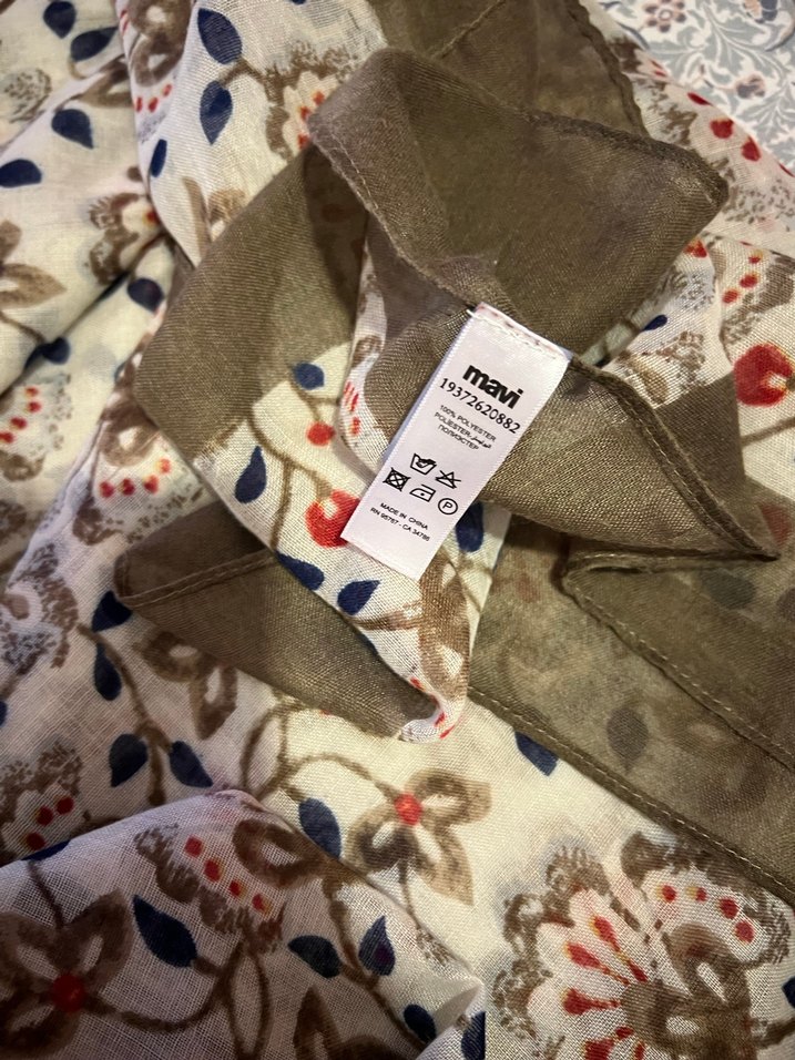 Bohem Çok Renkli Kadın Şal - Görsel 2