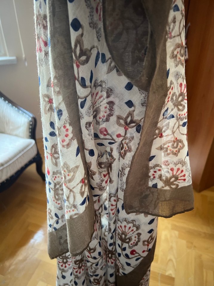 Bohem Çok Renkli Kadın Şal - Görsel 3