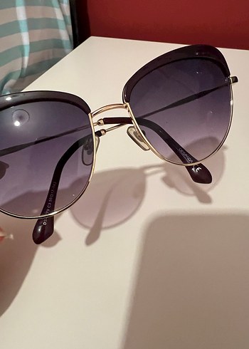 Bordo Vintage Kadın Güneş Gözlüğü despada marka - Görsel 4