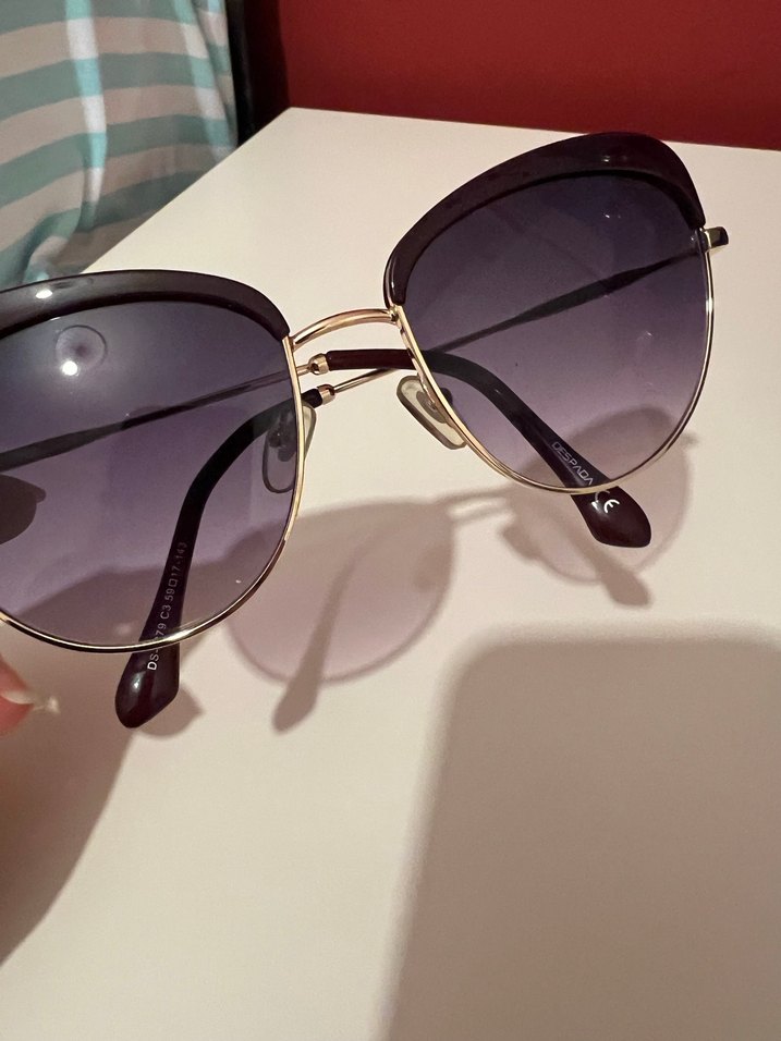 Bordo Vintage Kadın Güneş Gözlüğü despada marka - Görsel 4