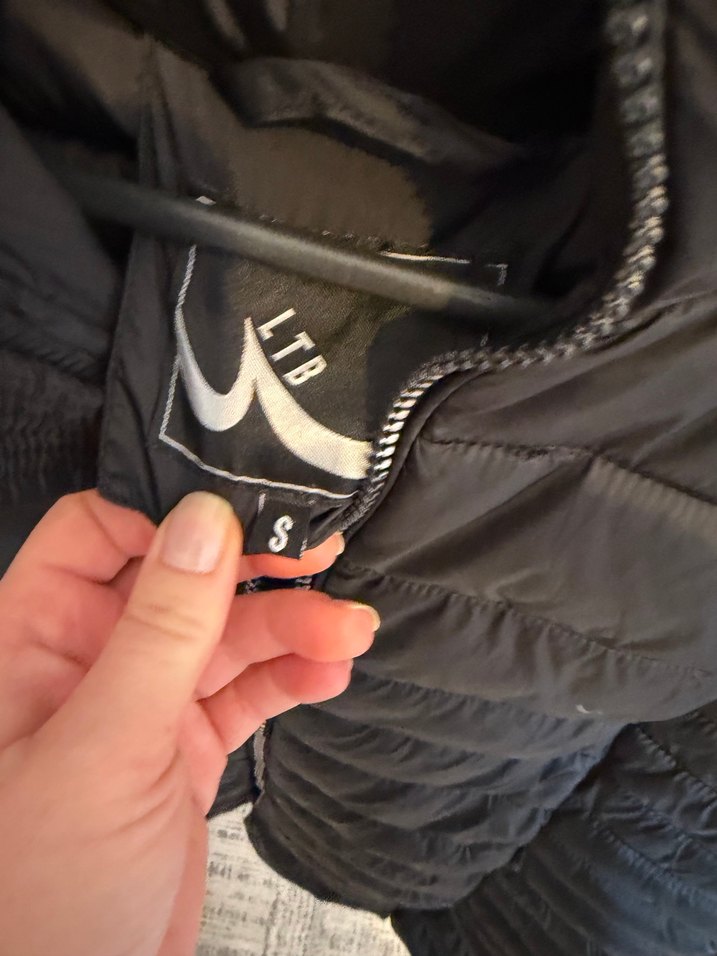 Siyah kaz tütü Kadın Günlük Mont Fermuarlı - Görsel 3