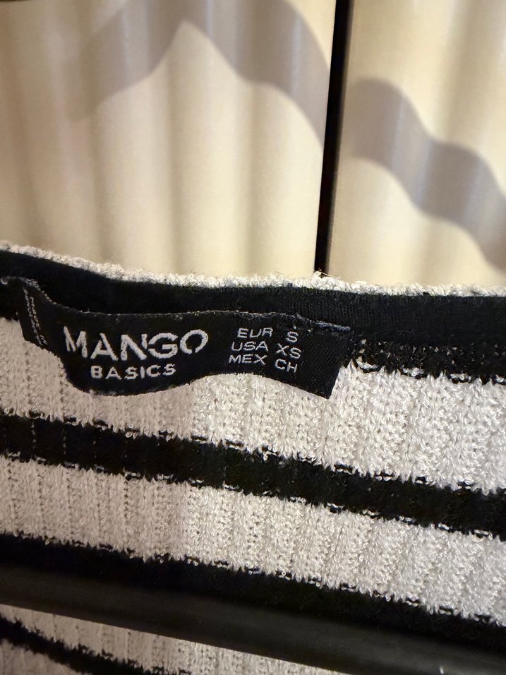 Çizgili Örme Kolsuz Kadın Atlet - Görsel 3