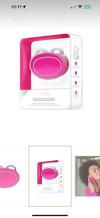 Foreo bear yüz sıkılaştırma cihazı - Görsel 2