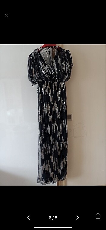 Şık gece elbisesi - Görsel 6