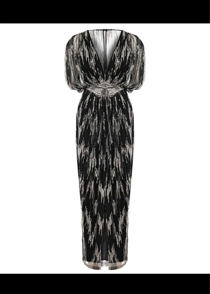 Şık gece elbisesi - Görsel 3