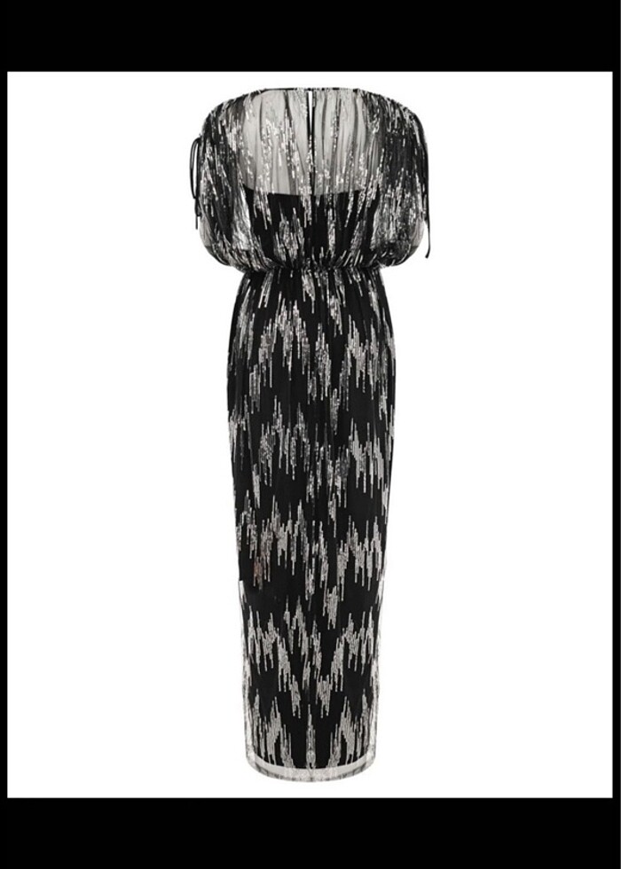 Şık gece elbisesi - Görsel 4