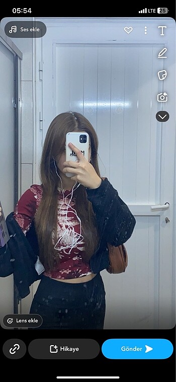 xs Beden Bershka crop