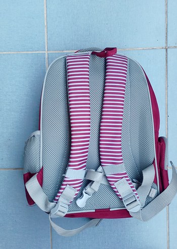 Bordo Renkli Çocuk Okul Çantası BİLFEN