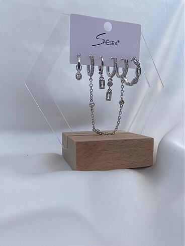 Silver 6?lı Set Küpe