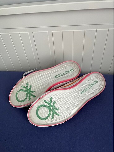 Benetton Converse beyaz ayakkabı