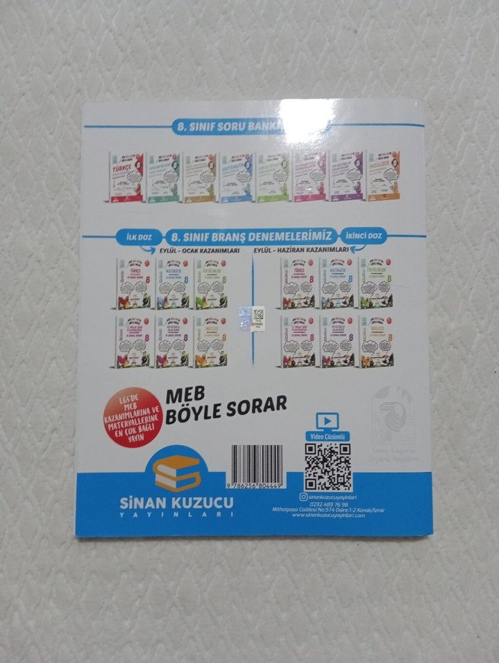 8. Sınıf Matematik 20 Deneme Kitabı - Görsel 2