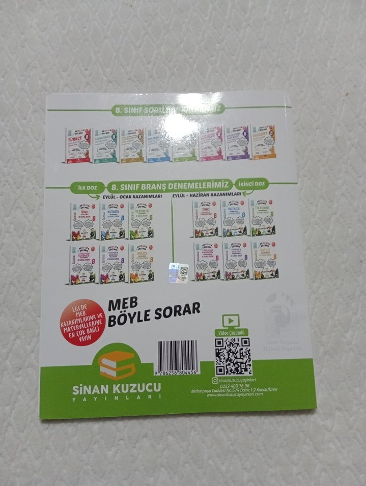 MEB 2025 LGS Fen Bilimleri 20 Sarmal Deneme Kitabı - Görsel 2