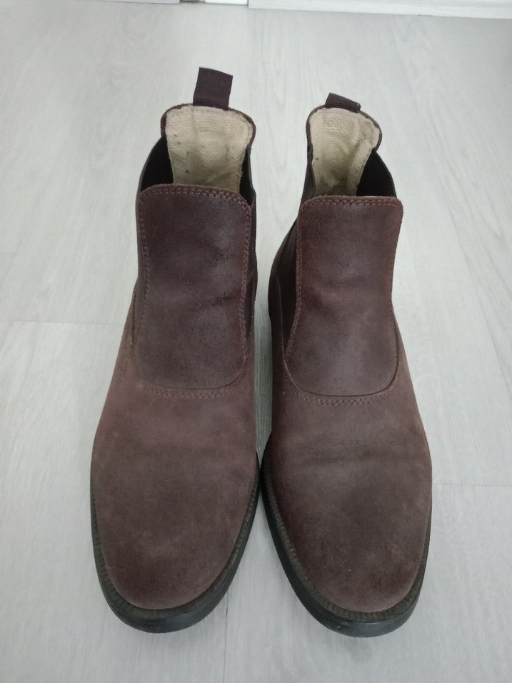 Kahverengi Süet  nubuk Erkek Bot - Görsel 3