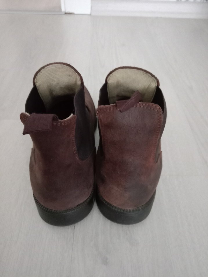 Kahverengi Süet  nubuk Erkek Bot - Görsel 5