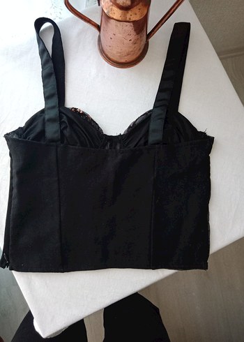 Boncuk İşlemeli zara marka Straplez Büstiyer - Görsel 6