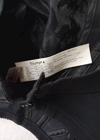 Triumph Doreen Siyah Dantelli Toparlayıcı Sütyen - Görsel 5